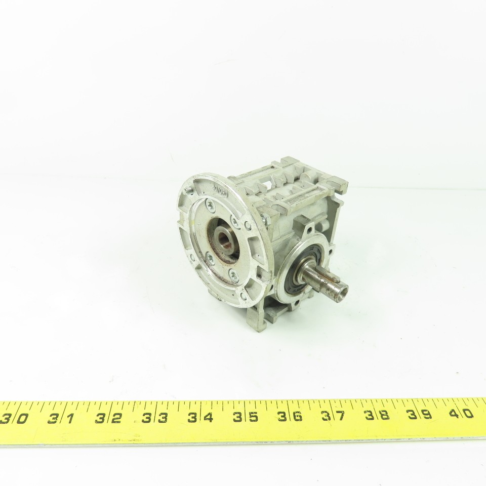 Transtecno TCM030 10:1 Ratio Gear Reducer 14mm Output Shaft 7/16″ Input Shaft