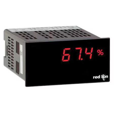 Red Lion Controls Paxlcl00 Digital Panel Meters, Red Led, Paxlcl