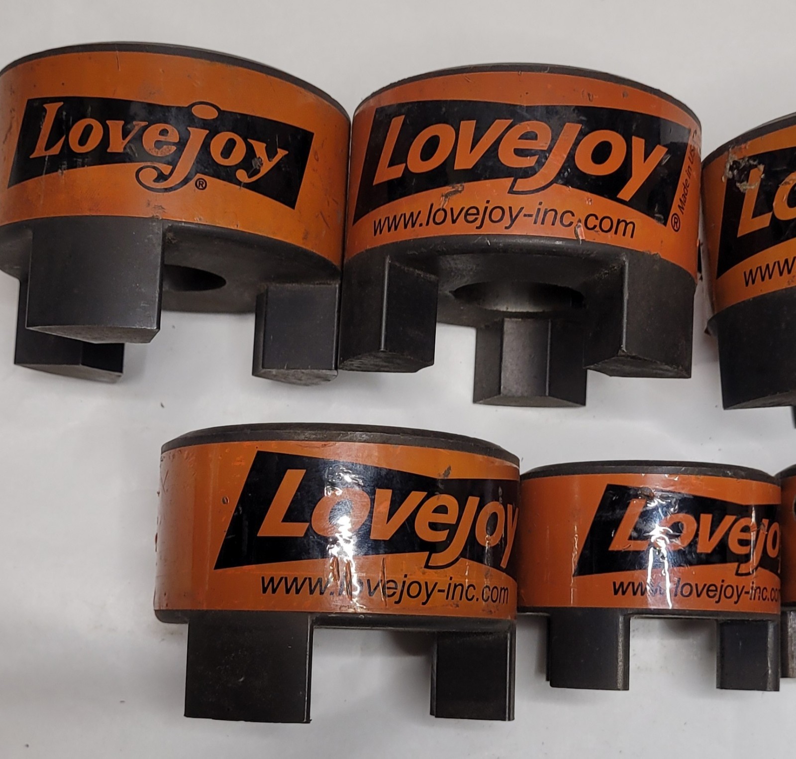 Lot Of 8 Lovejoy L-110 L-100 Couplings 1.125 1.250 1.375 1.625 1 1/8 1/4 3/8 5/8