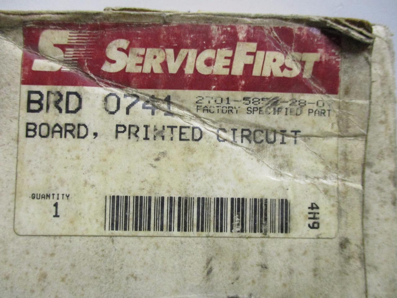 SERVICE FIRST 0741 Printed Circuit Board