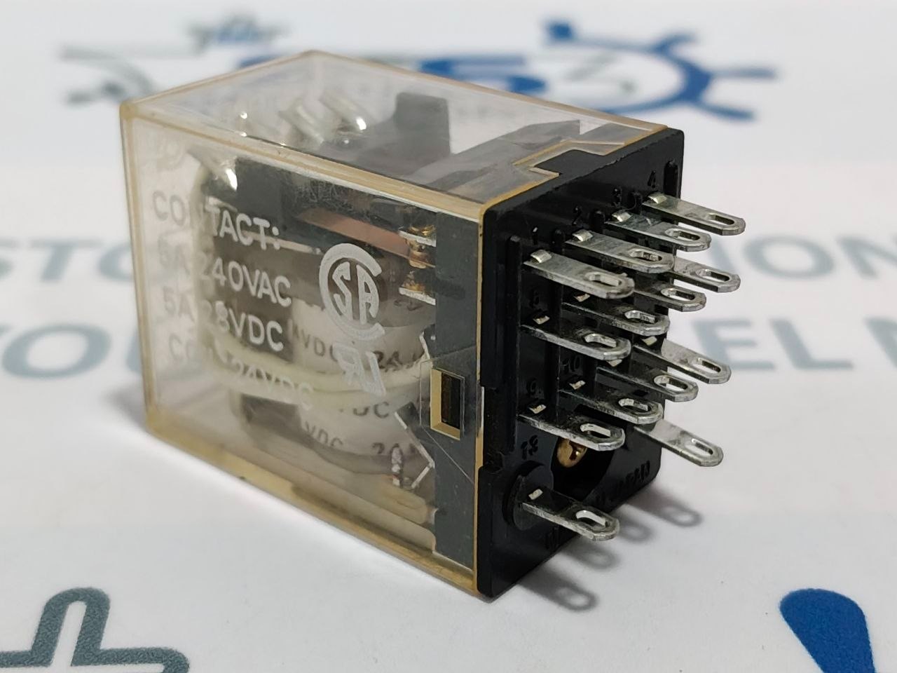 Omron MY4 24VDC Power Relay 14-Pin