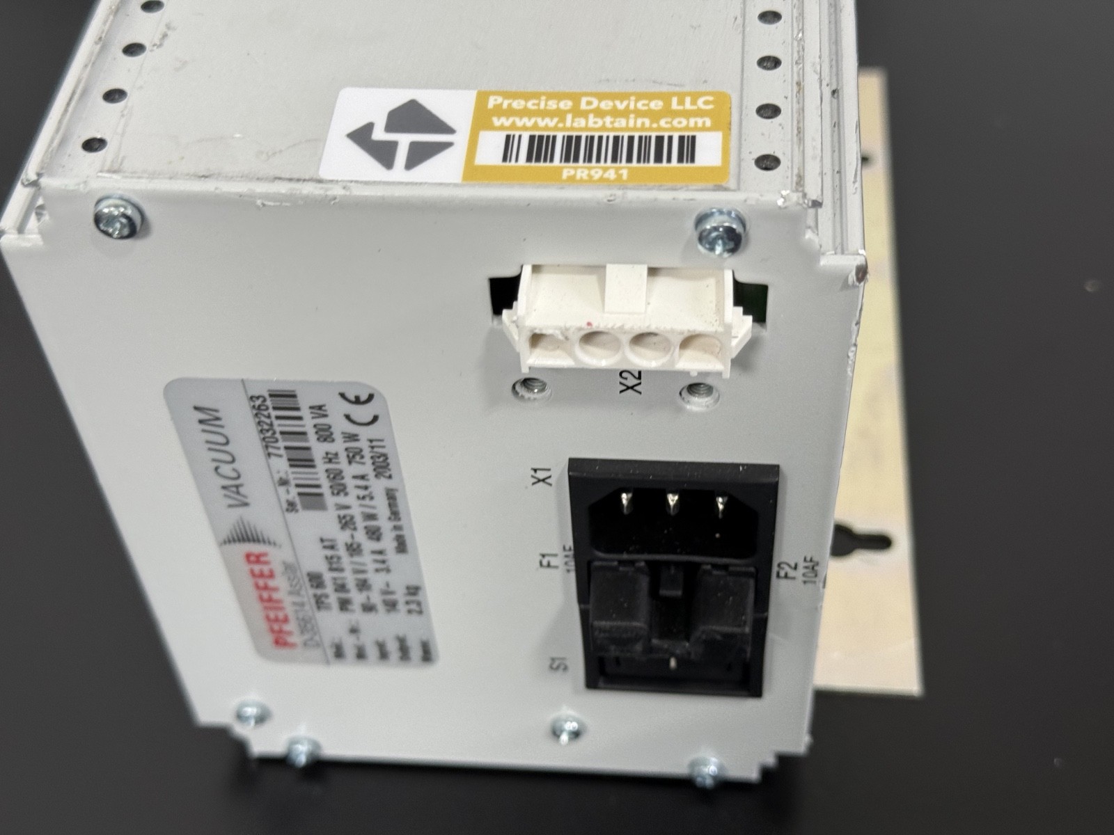 Pfeiffer Vacuum TPS 600 Turbo Pump Power Supply Controller PM041815AT