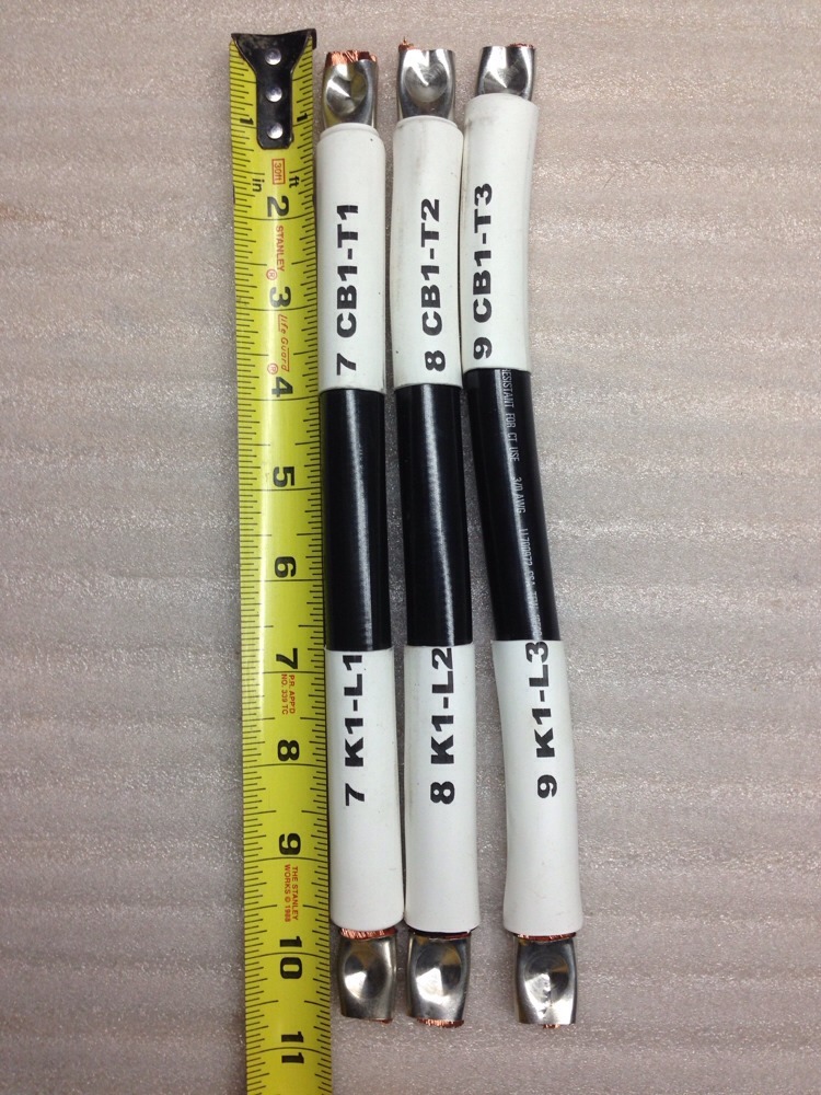 Cable Premade With Lug 3 Cobra Wire X-Flex 3AWG X 10″