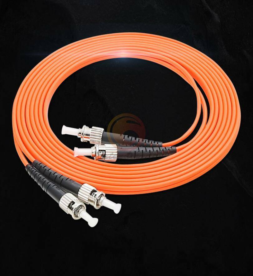 60M OM2 50/125 Fiber Cable ST/UPC-ST/UPC Fiber Optic Patch Cord Duplex Multimode