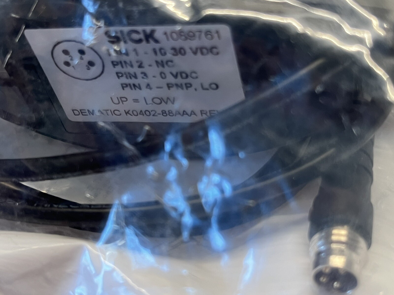 New Sick 1089761 ZLD18-CPZ5E2S01P02 Dematic Wx 2103 D-79183 K0402 88AAA Rev AE
