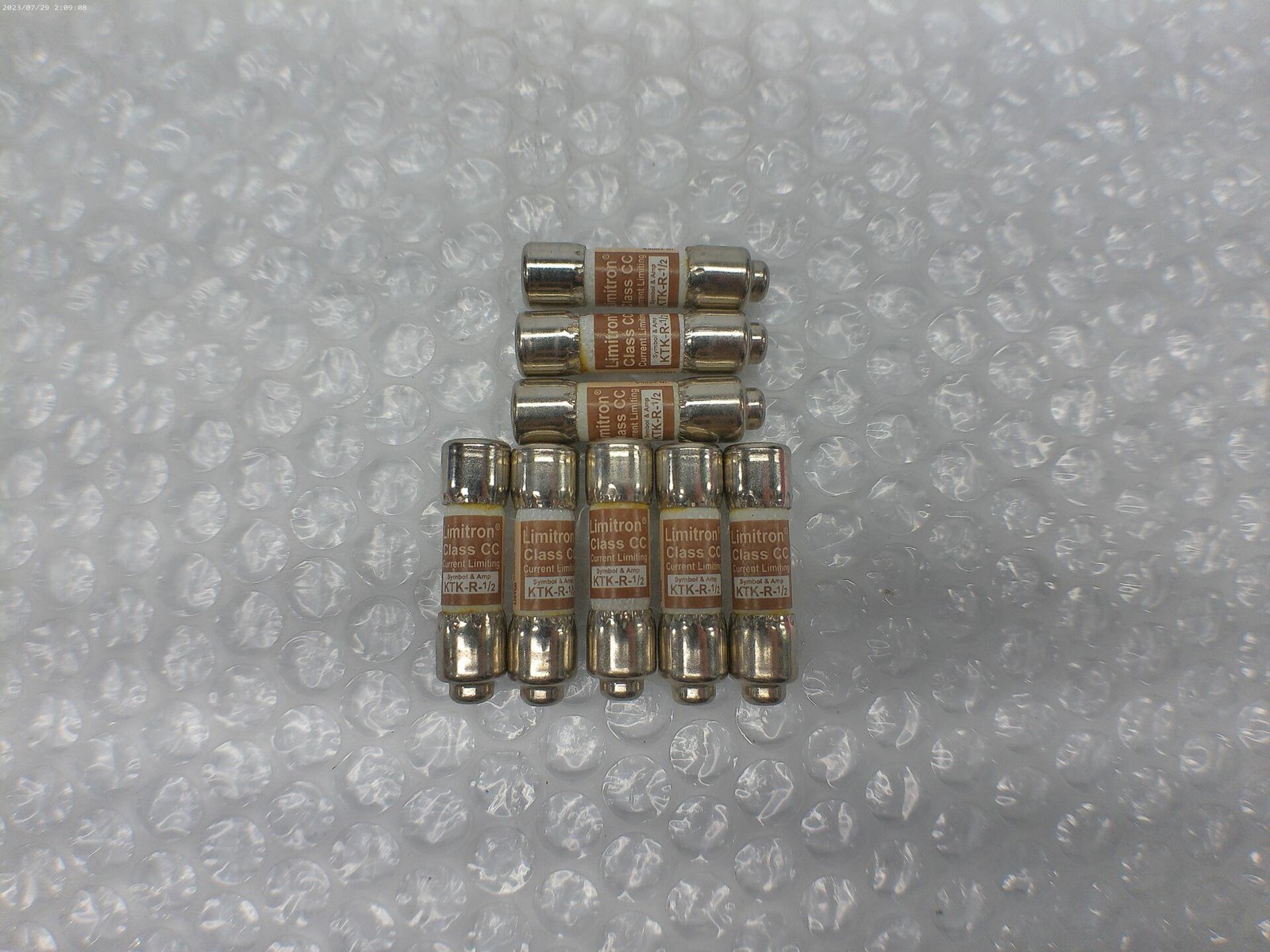 LIMITRON KTK-R-1/2 FUSE LOT OF 8 NSNP