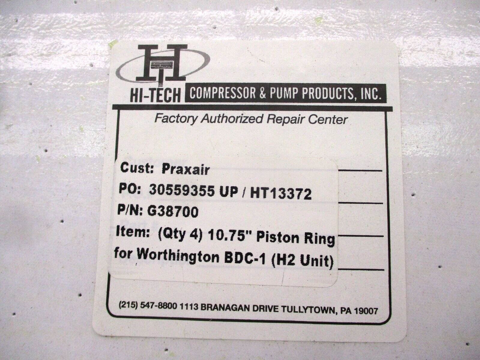 HI-TECH G38700 10.75″ Piston Ring G38701 10.75″ Rider Ring for BDC-1 H2 A6692PA