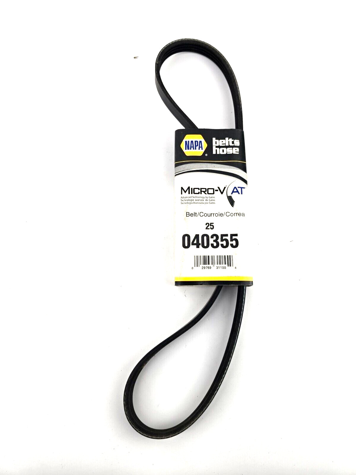 NAPA 9/16″ V-Ribbed Belt 25-040355 040355 36-1/8″ 14mm x 120mm Accessory