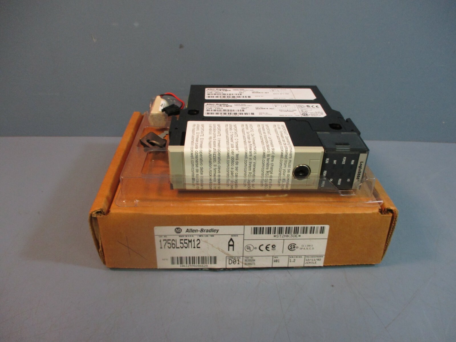 Allen-Bradley 1756L55M12 Ser. A Control Logix 5555 CPU Controller NEW