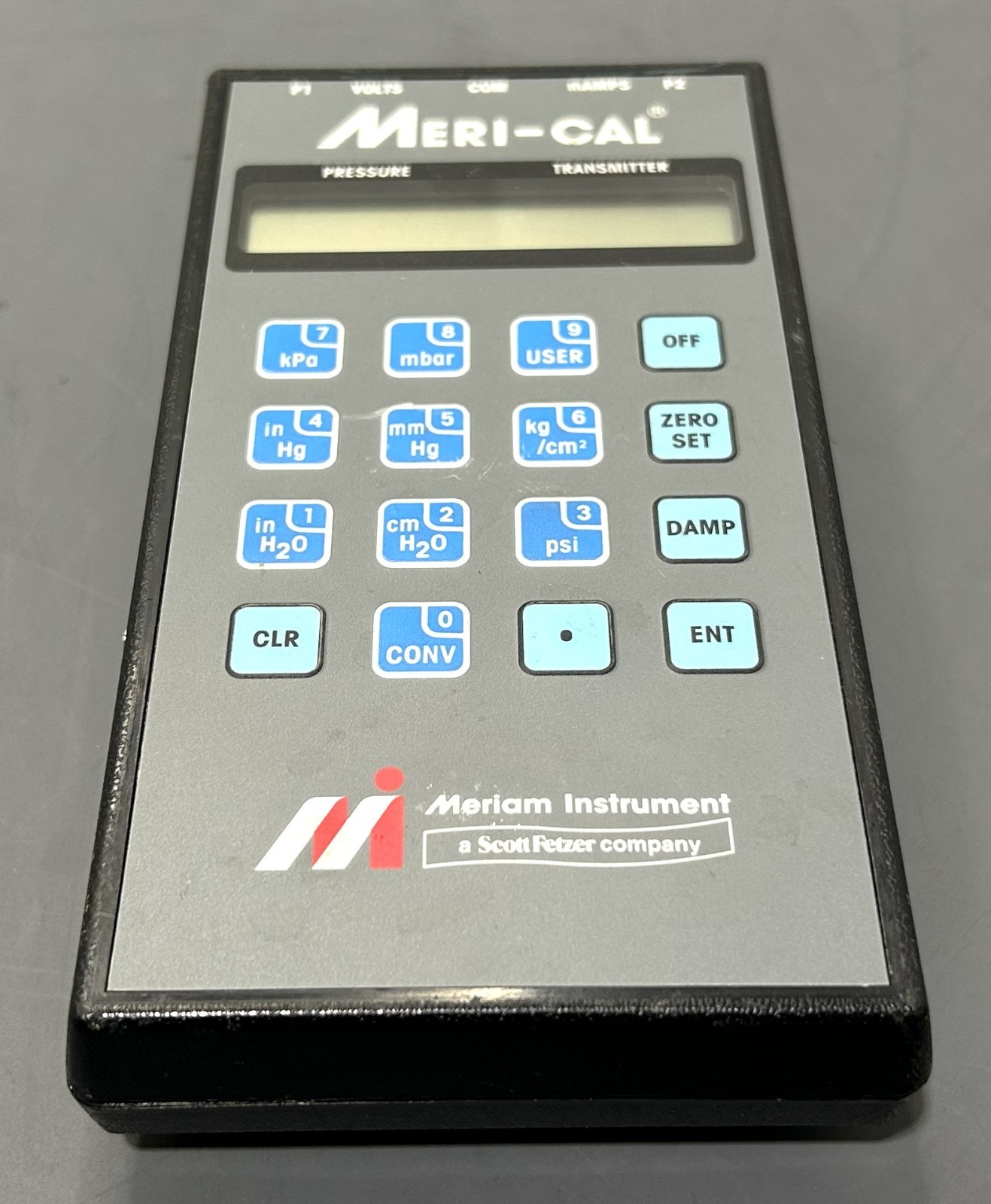 Meriam LP2000I H2O 35EE Meri-Cal I Precision Gauge Pressure Calibrator Untested