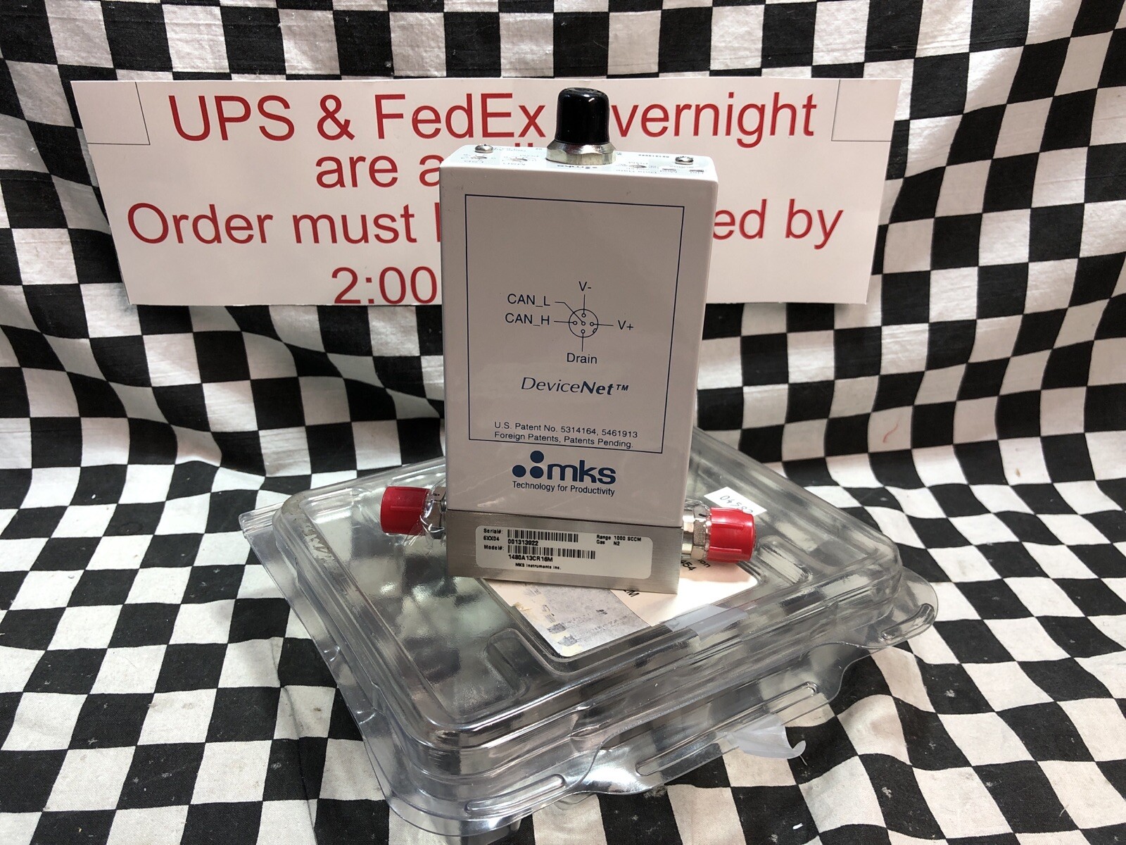 MKS ALTA DIGITAL MASS FLOW 1/4″ VCR , 1480A13CR16M, N2, 1000 SCCM, #115N2