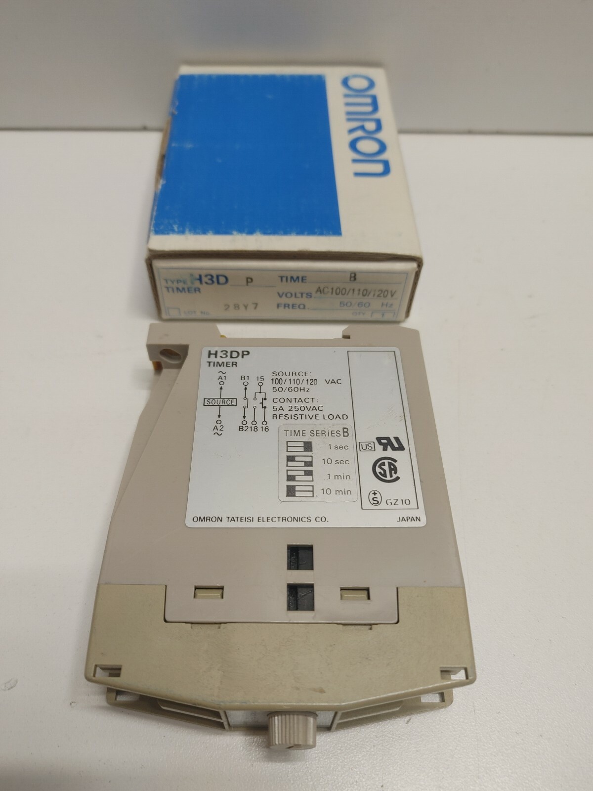 GUARANTEED! OMRON120V 1/10SEC 1/10MIN TIMER H3D-P-AC100/110/120V