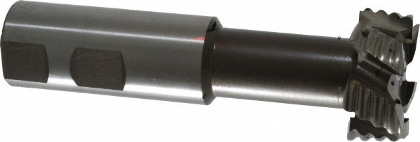 Cobalt Roughing T-Slot Cutter: 1-15/32″ Diam, 5/8″Wide, 25/32″Neck Diam, 1″Shank