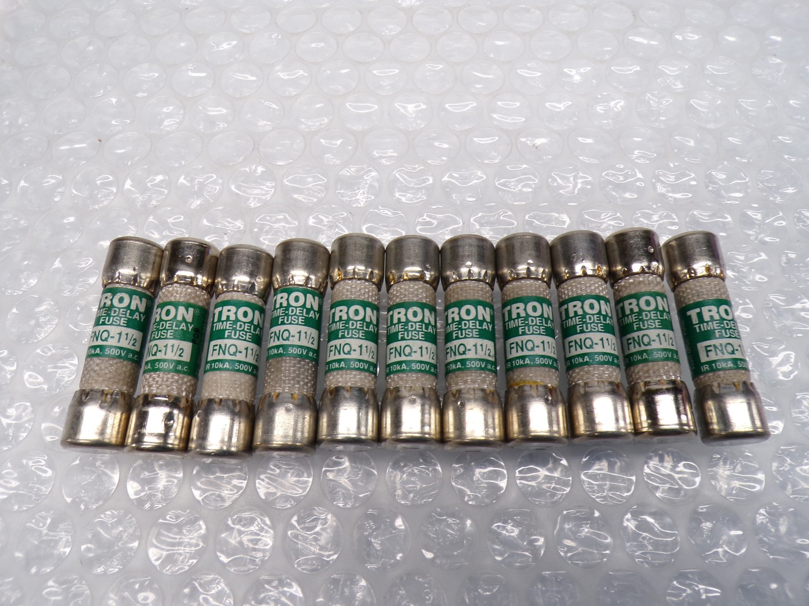 TRON FNQ-1-1/2 FUSE LOT OF 11 NSNP
