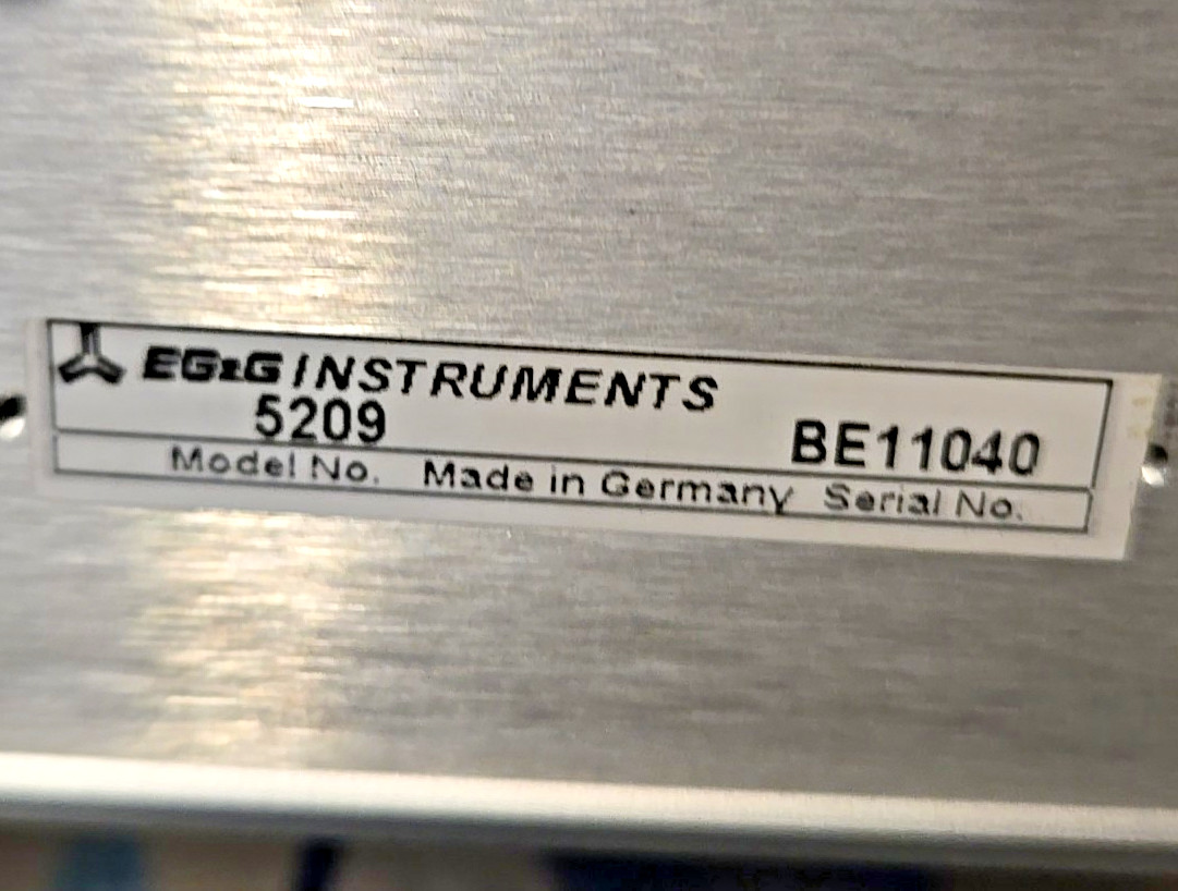 EG&G Princeton Applied 5209 Lock-In Amplifier 0.5Hz-120kHz TESTED WARRANTY 60hz