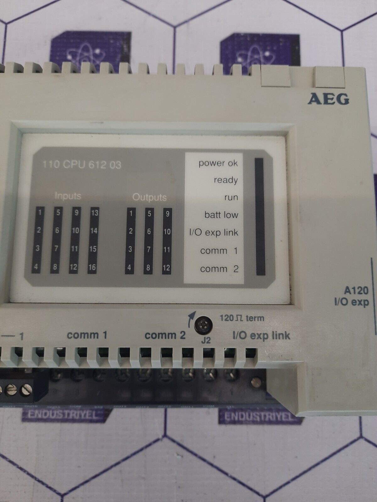 SCHNEIDER AUTOMATION 110 CPU 612 03 MICRO CPU MODULE