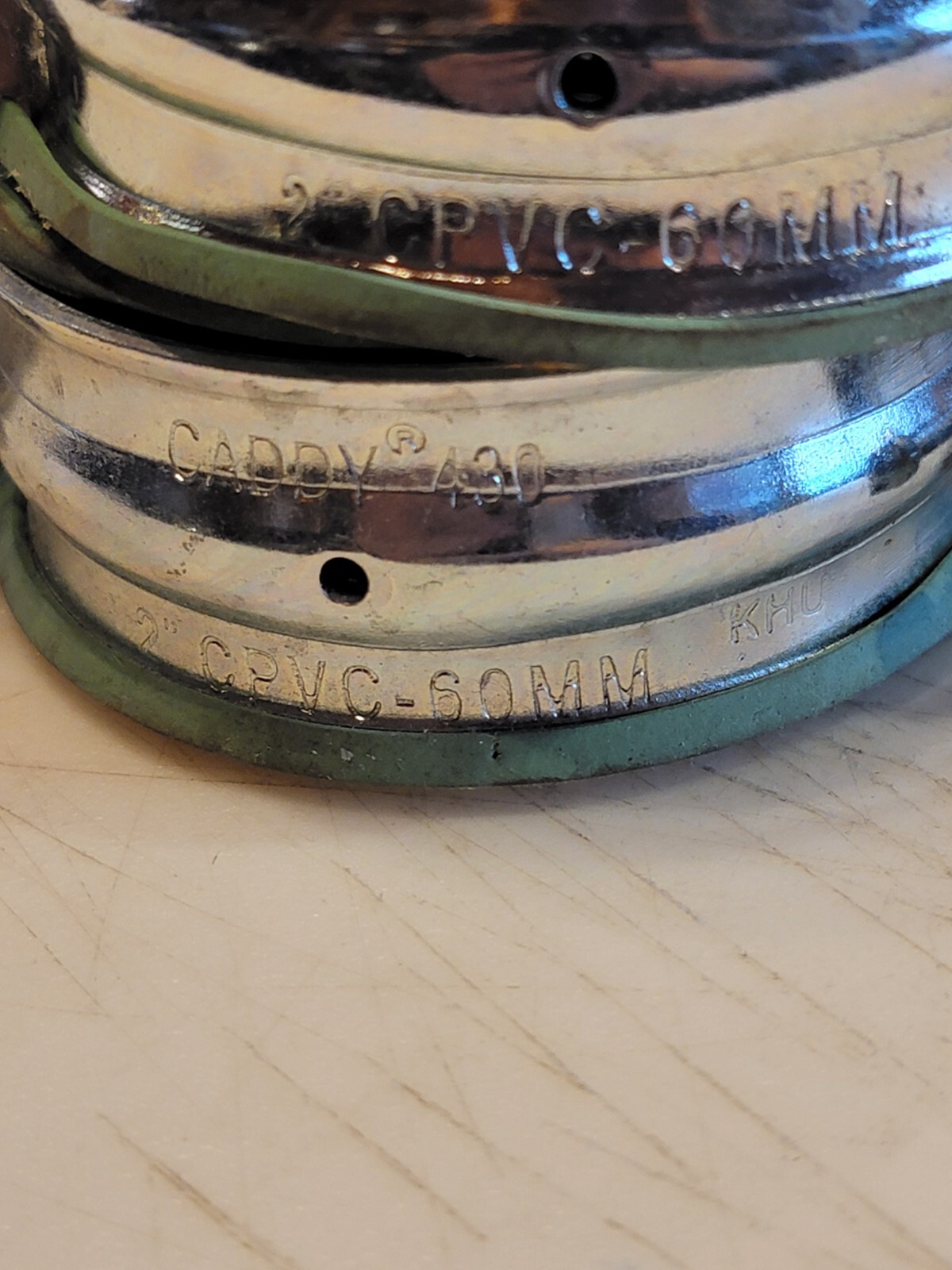2PK NVENT Caddy 430 Superfix Cushioned Pipe Clamp – Size 2 In CPVC 60MM