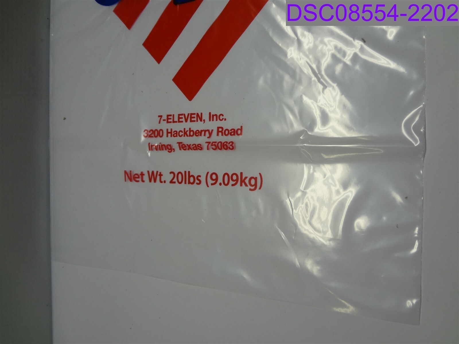 Qty = 250: Stripes 20lb Ice Bags 14″ x 28″ P/N TSN0010-0068G
