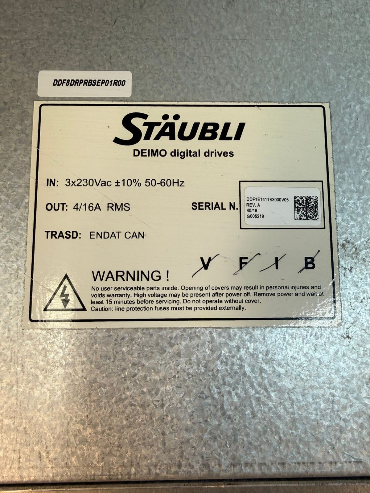 Staubli AE0000301706 Digital Drive (5.5.5)