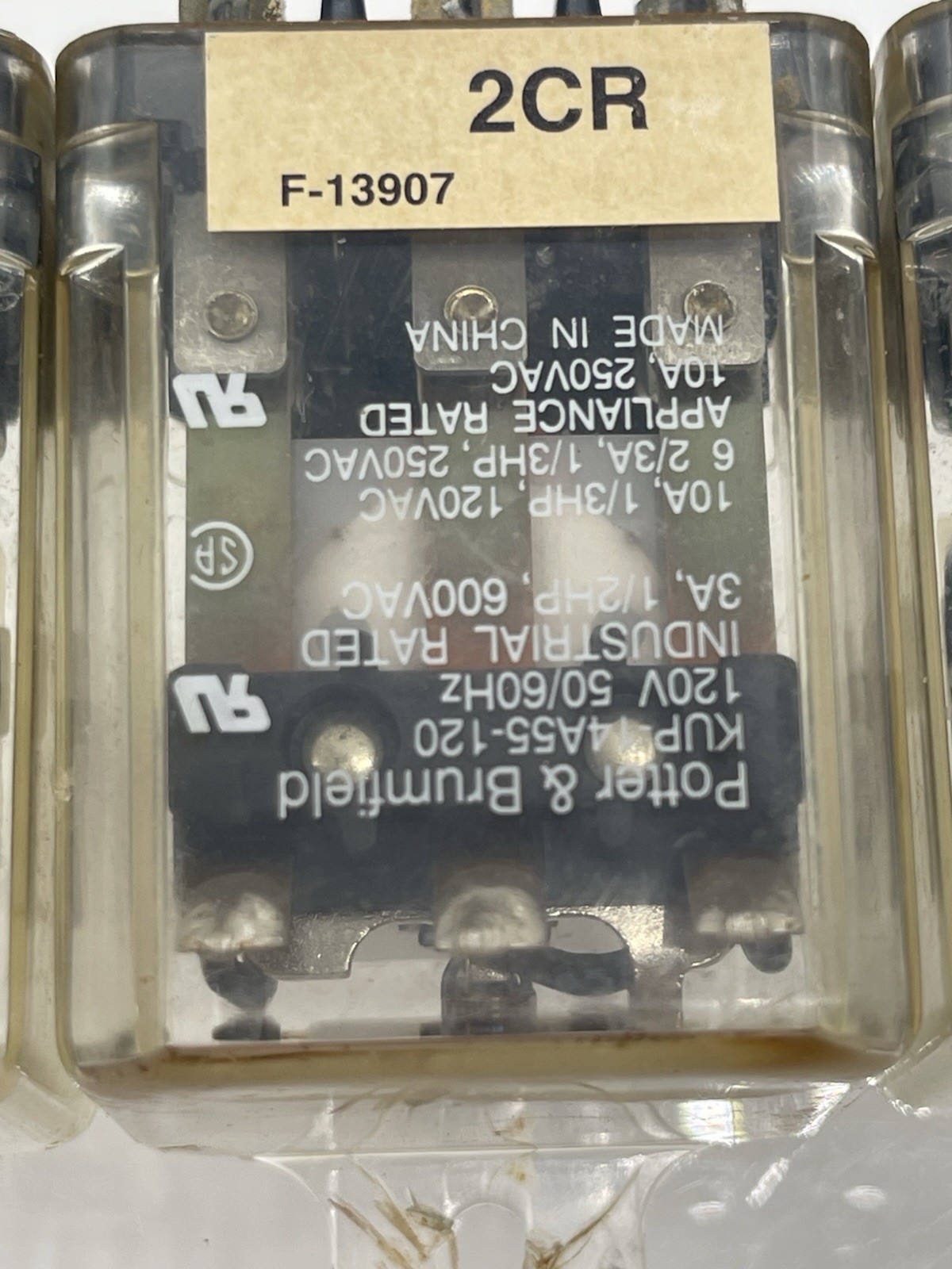 Potter & Brumfield KUP-14A55-120V AC Relay 120VAC 1/2hp Hobart C44a Parts