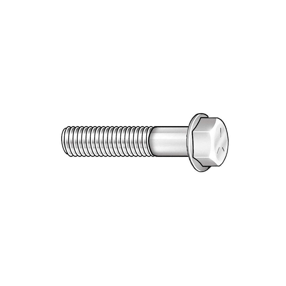GRAINGER APPROVED U04132.037.0250 Flange Bolts,Fastener L 2 1/2 in,PK25 41MY35