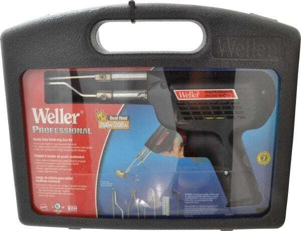 Weller D550PK Professional Soldering Gun Kit with 3 Tips, 260-Watt/200W, 120V