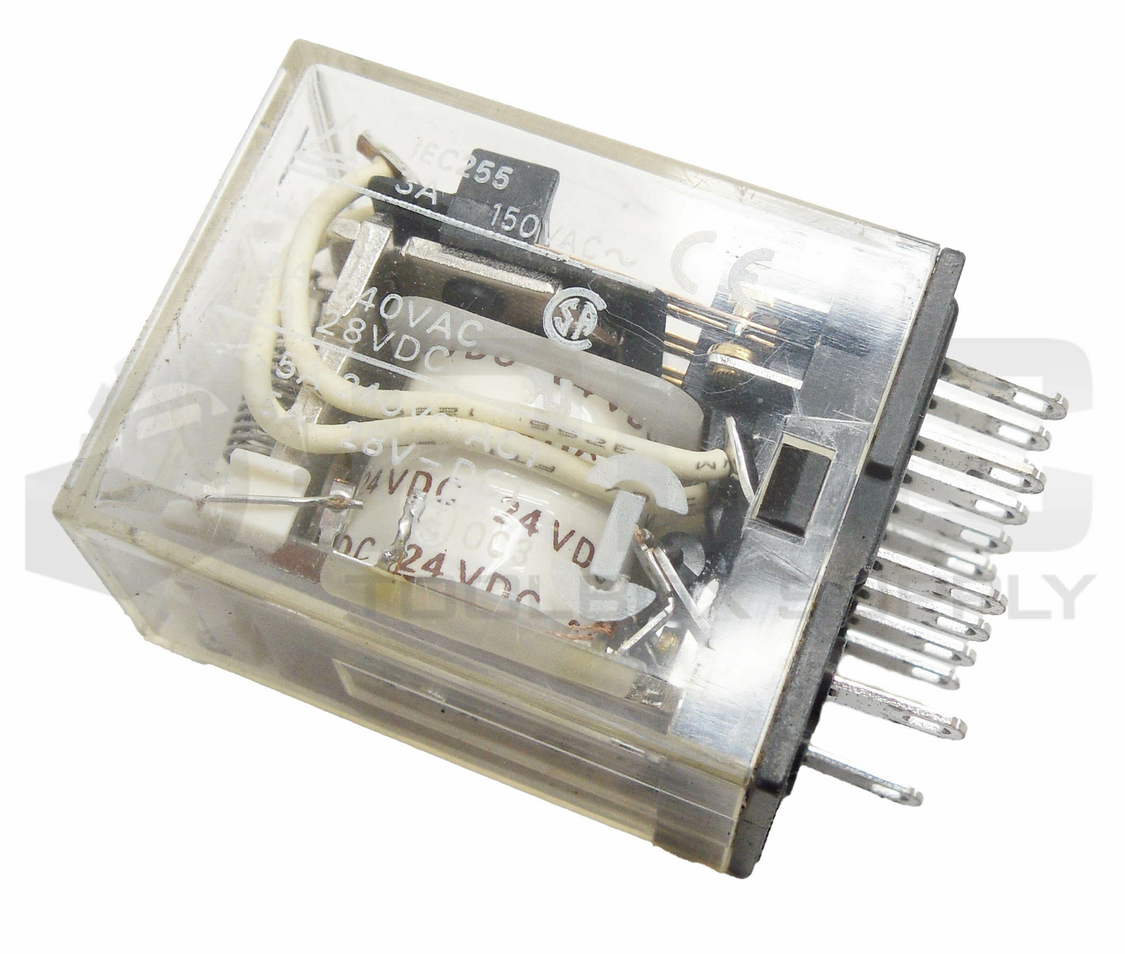 LOT OF 4 OMRON MY4ZN-D2 RELAYS 24VDC 150VAC 3A