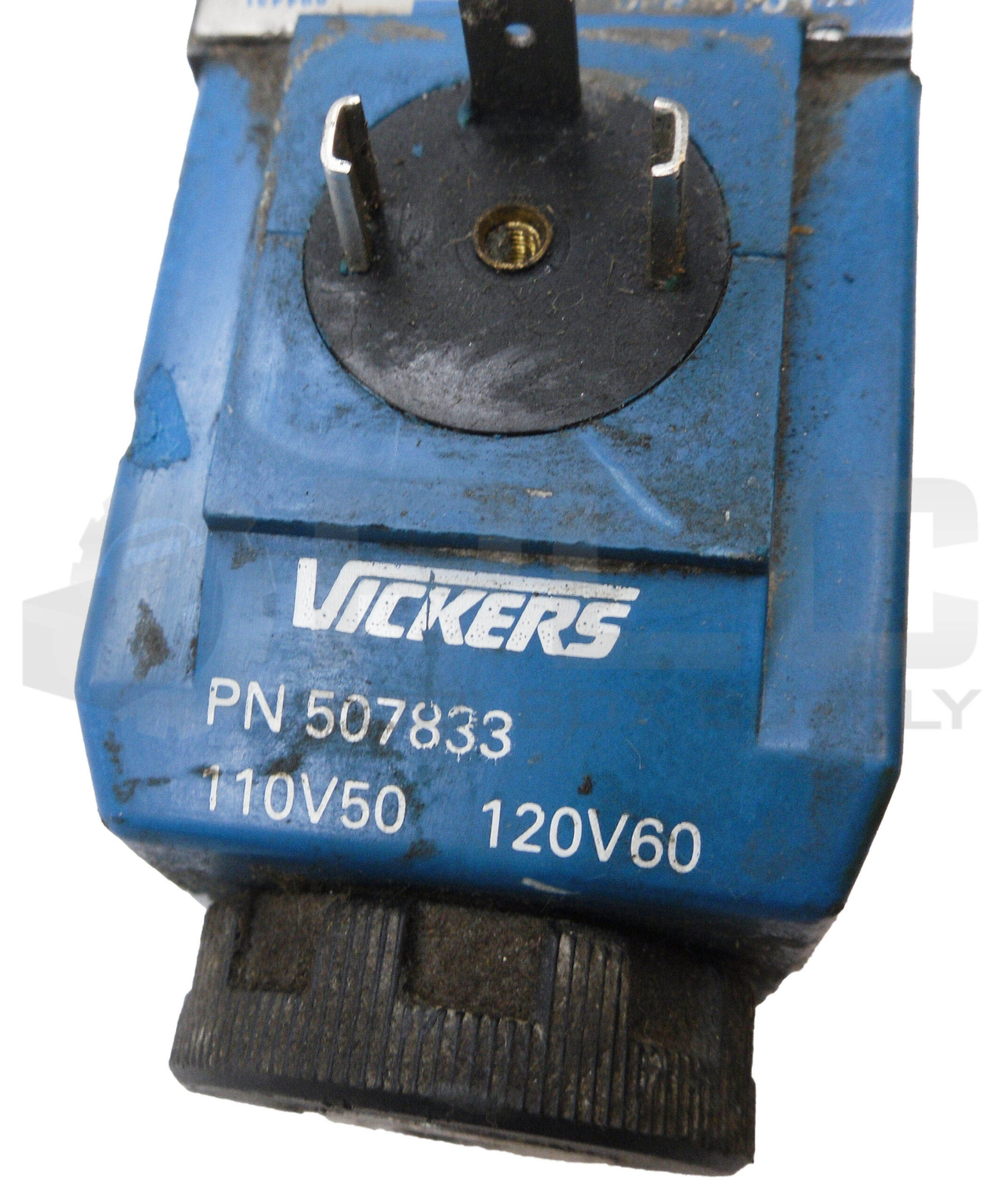 VICKERS DG4V-3 2N M U B6 60 SOLENOID VALVE 5000PSI W/ (2) 507833 COIL