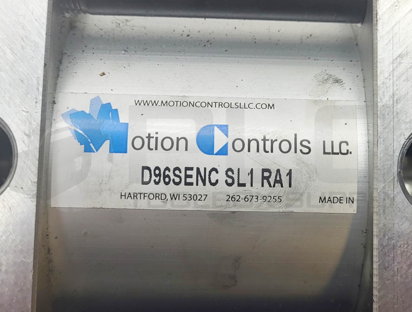 MOTION CONTROLS INC D96SENC SL1RA1 PNEUMATIC CYLINDER