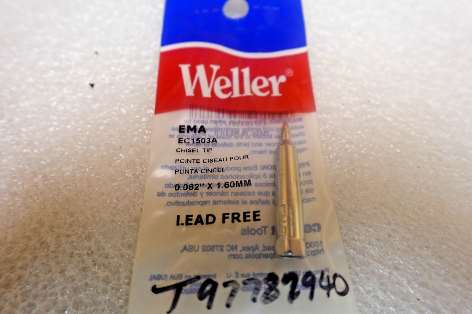 Weller EC1503A Chisel Tip 0.062″ X 1.60MM EMA