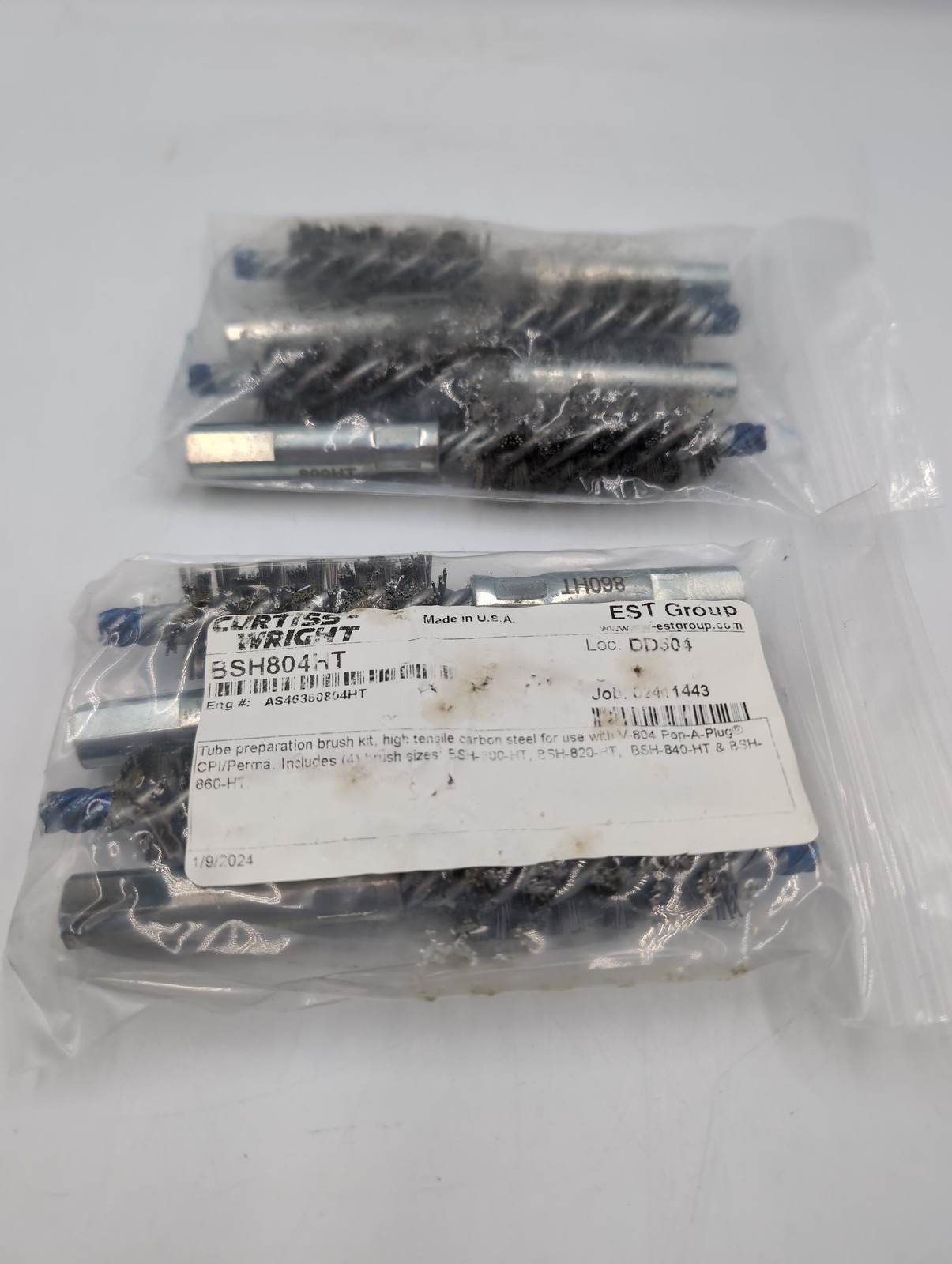 New CURTIS WRIGHT BSH-804-HT Brushing Kit Tube Plug for V-804-T POP-A-PLUG