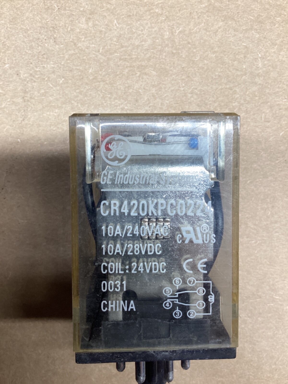 GE CR420KPC0224, Relay #104L110