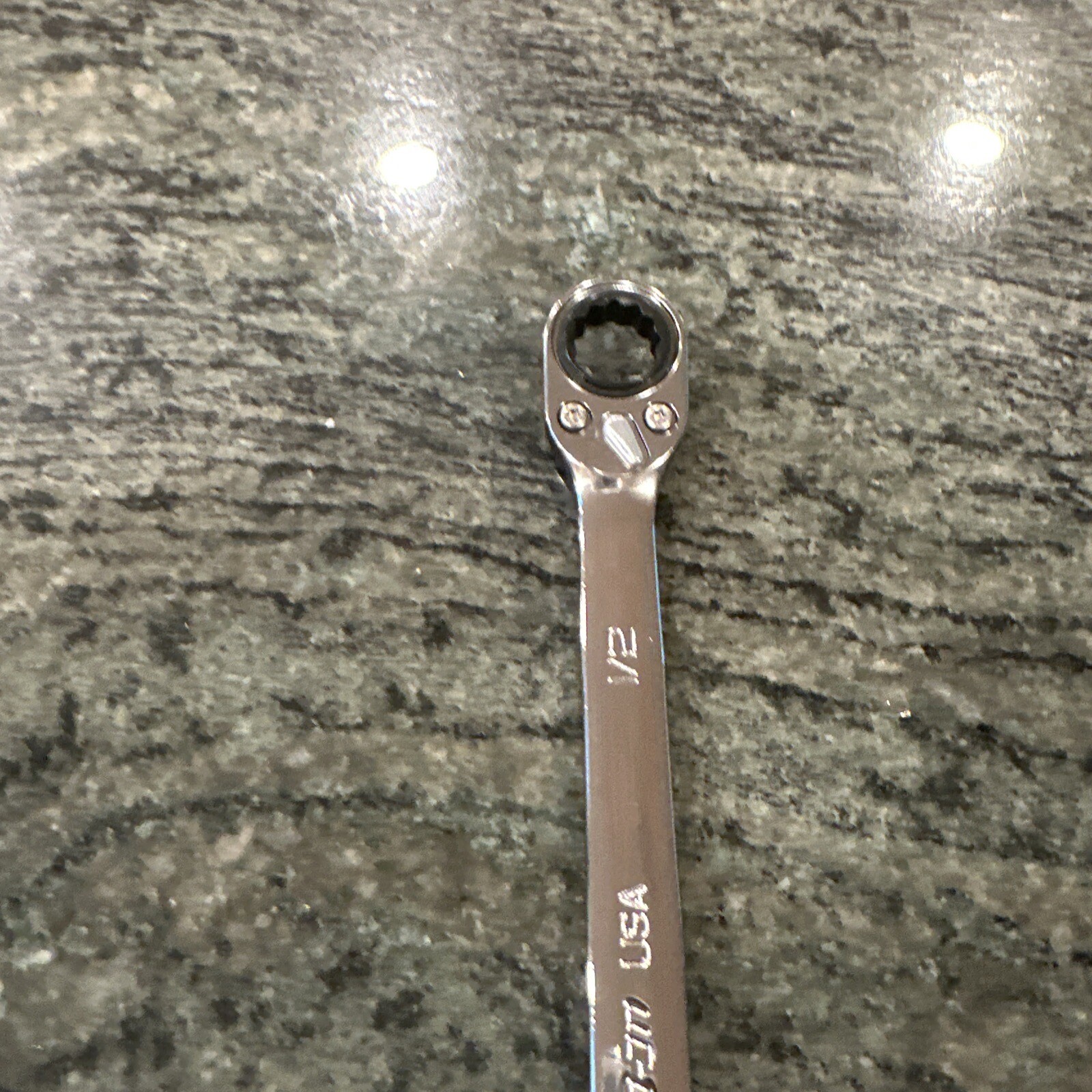 Snap-on soxrr16a 1/2″ 12-Point sae ratcheting reversible combination wrench new