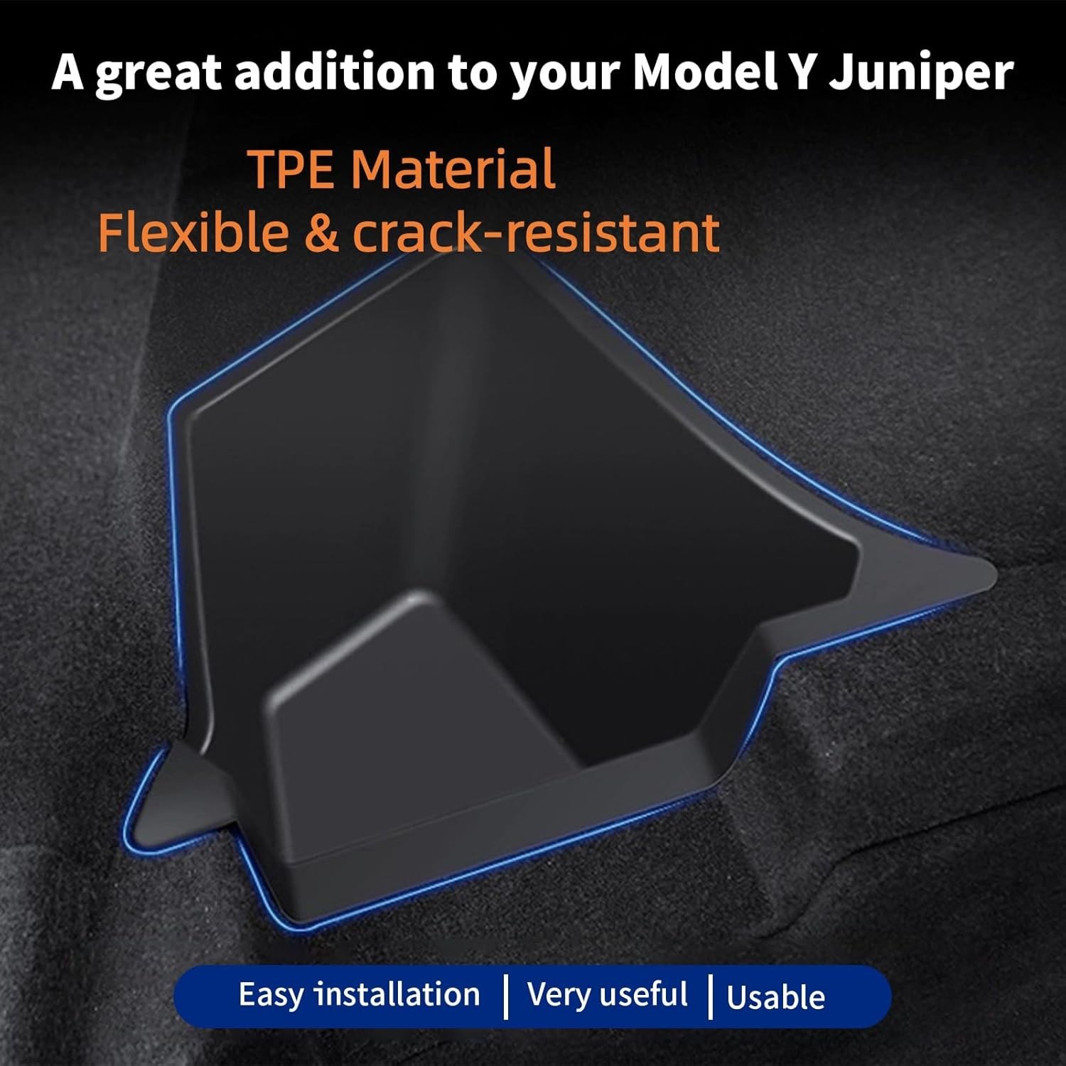 Tesla Model Y Juniper Rear Trunk Storage Bins 2025-2026
