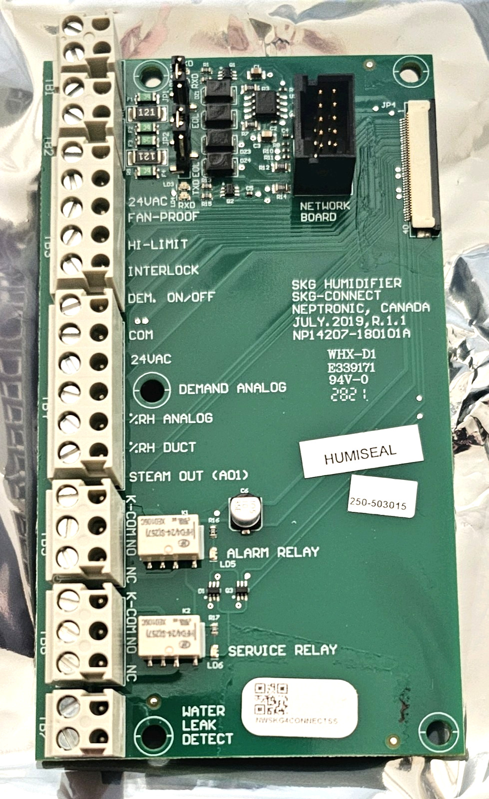 New! Neptronic SKG4 Connect Board NP14207-180101A