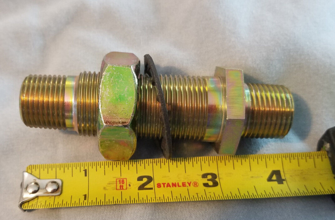 EATON WEATHERHEAD 223464 BULKHEAD FITTING 1/2″ NPT female and 1/4″ NPT male