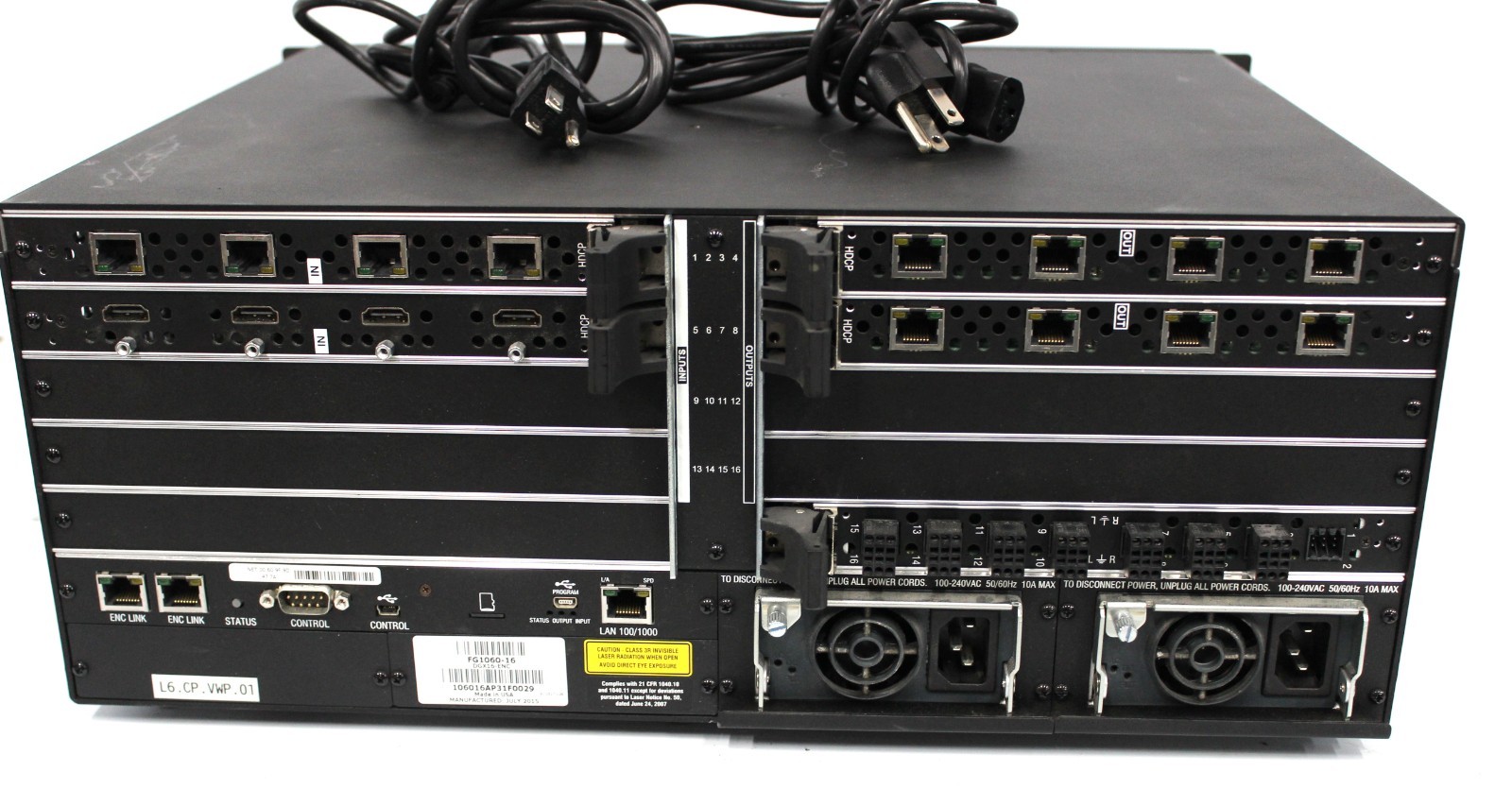 AMX Enova DGX 16 ENC dual power Working – TESTED