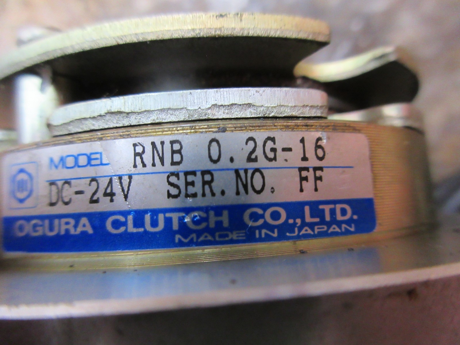 1996 CITIZEN L25 CNC LATHE OGURA BRAKE CLUTCH RNB 0.2G-16 EACH 1