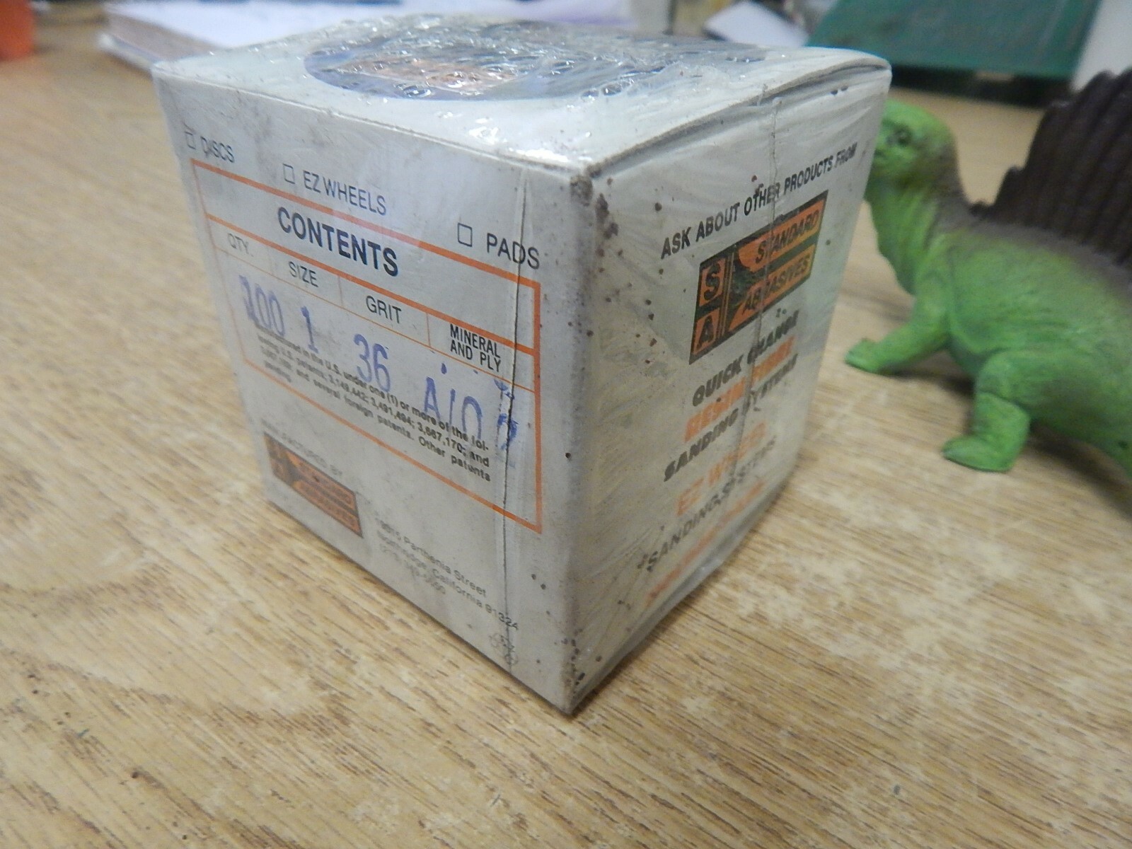 NEW Standard Abrasives EZ Wheel Size 1 Grit 36 Holder Pads Lot/100