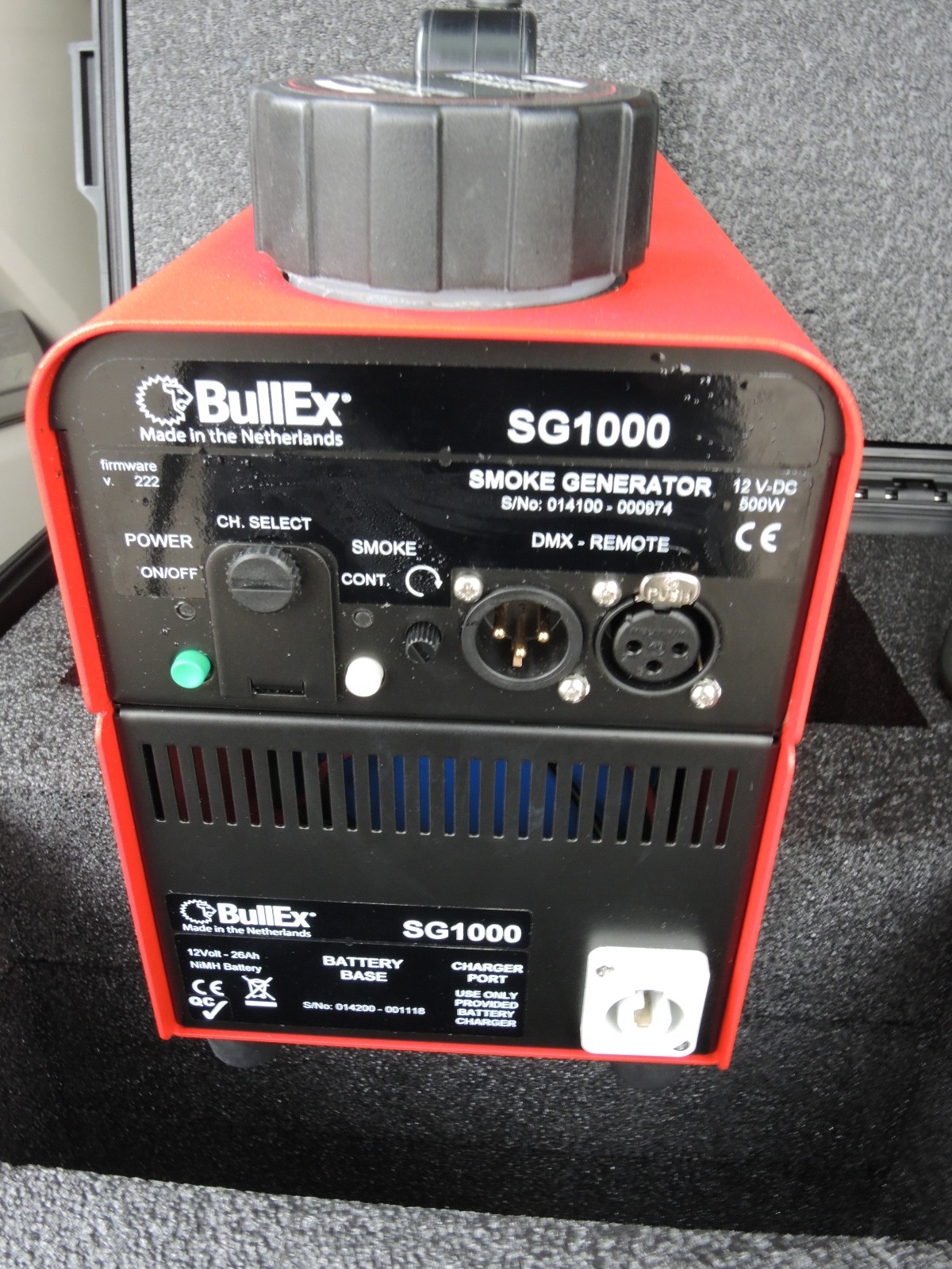 NEW! Lion/BullEx Smoke Generator 1000 SG1000 for Fireman Training in Hard Case