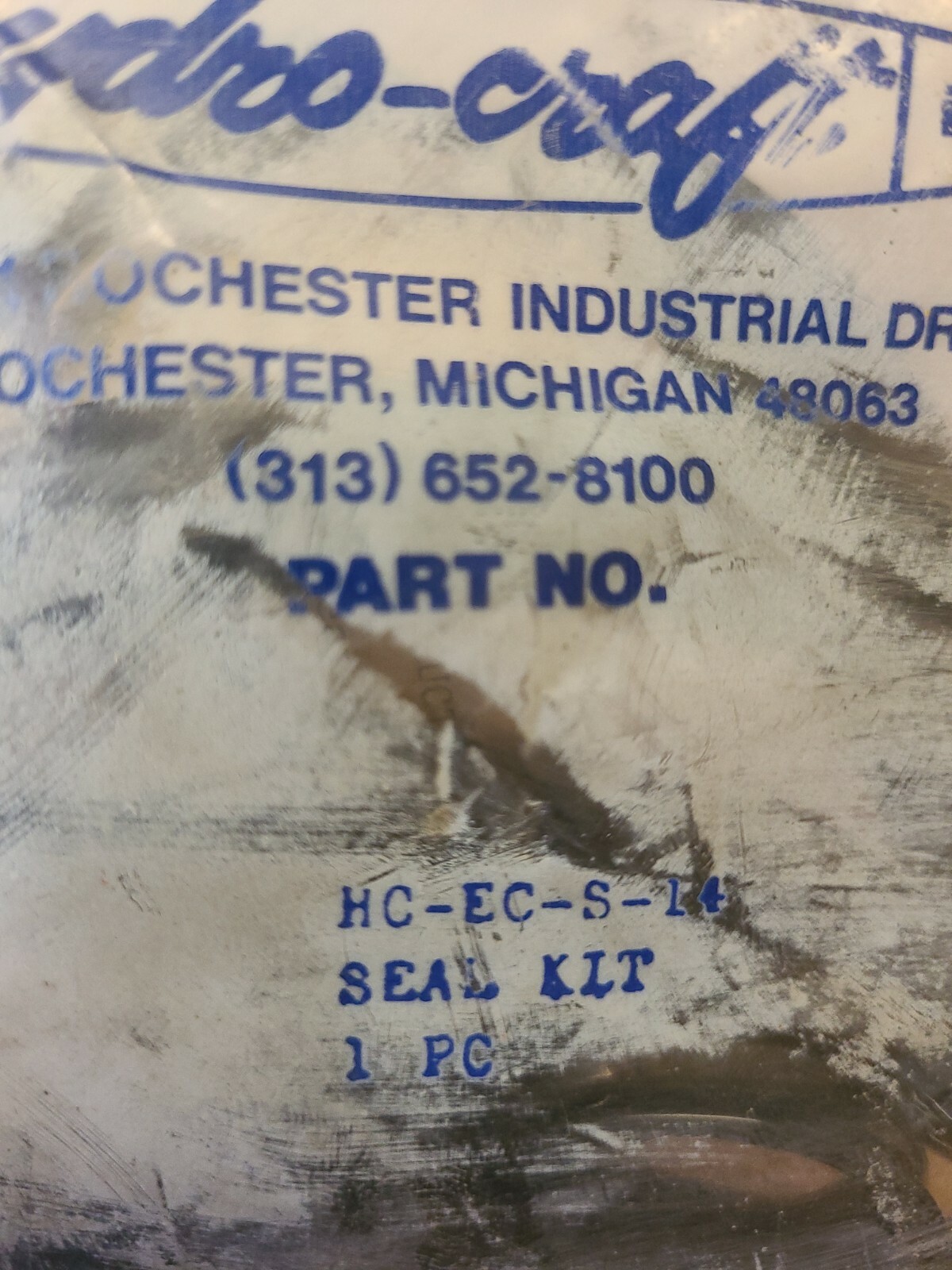 HYDRO-CRAFT ..HC-EC-S-14..SEAL KIT….NOS…SEALED BAG…