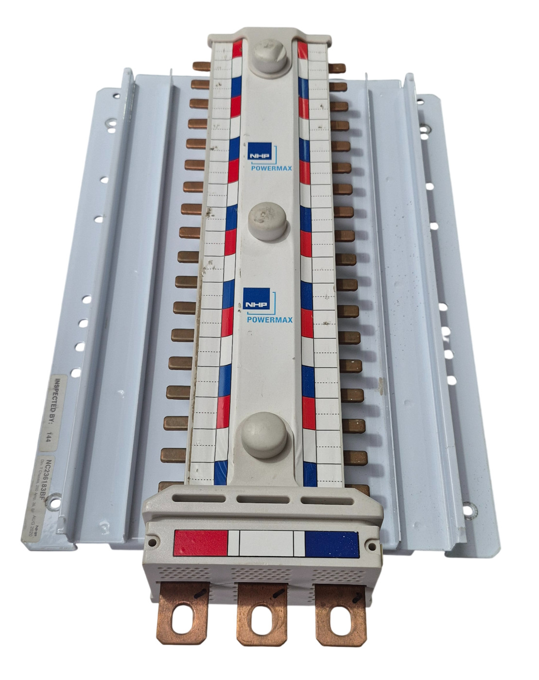 NHP NC236183BF POWERMAX DIN-T NC Busbar Chassis 250A 36 Way 3Pole Bottom Feed