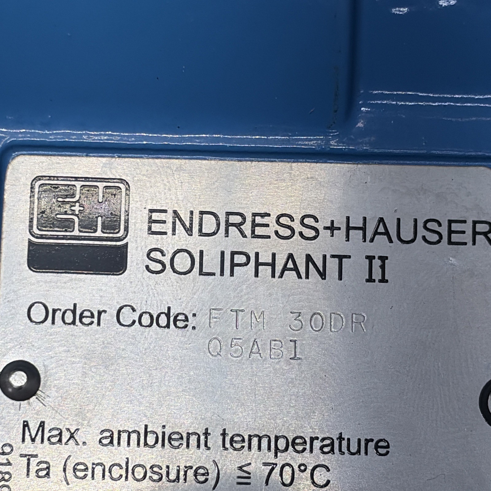 ENDRESS+HAUSER Soliphant II FTM30DRQ5AB1 NNB + Fast 🇺🇸 Shipping +Warranty