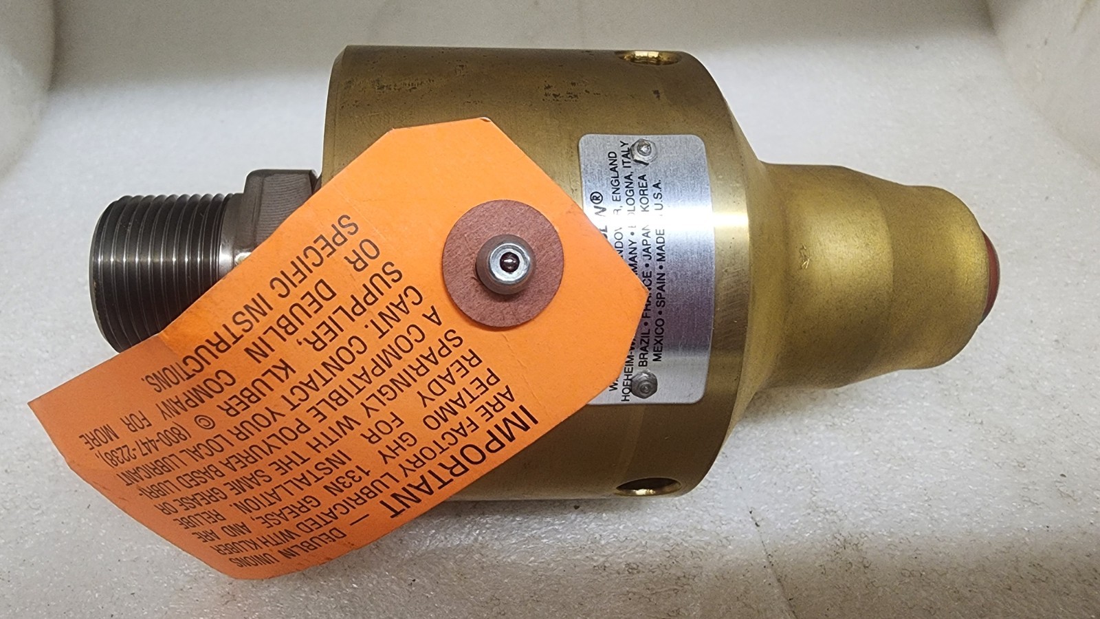 Deublin 255-000-020 Rotor Rotary New NOS OEM Fast Ship