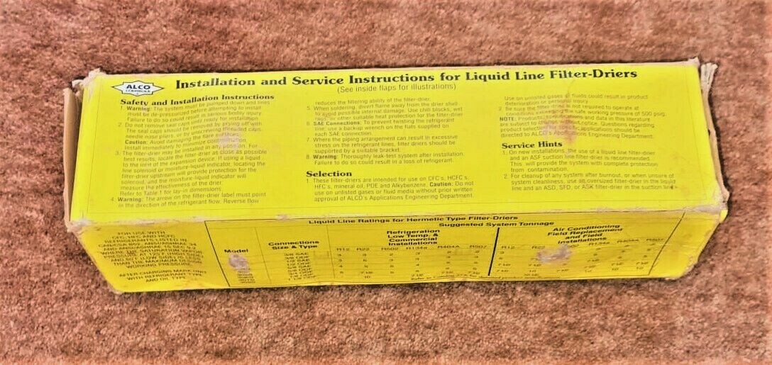 ALCO CONTROLS Liquid Line Drier 3/4″ Flare EK306