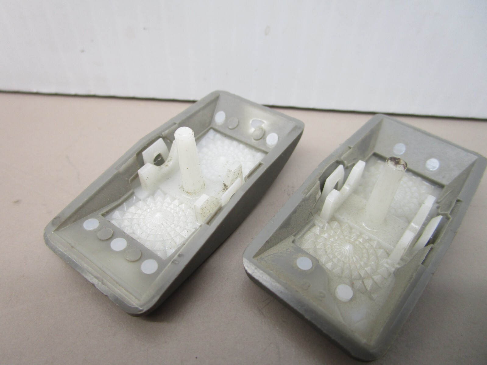 x2 Carling Rocker Switch Covers “Thomas Left Heater” “Thomas Right Heater”