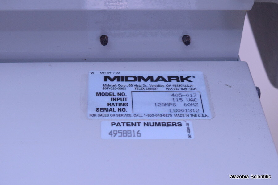 MIDMARK RITTER 405 LOW/HIGH EXAM TABLE