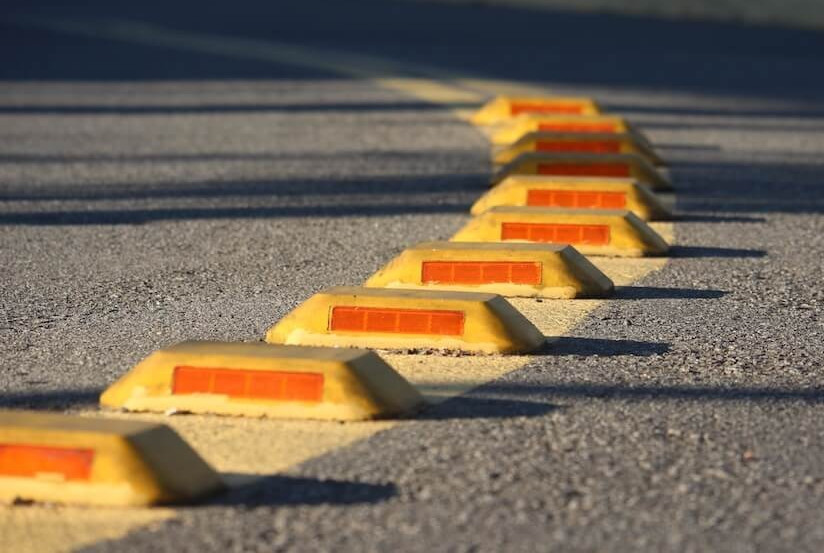 Pavement Marker, Set of 4 – Yellow 4″, 3M RPM-291-Y , L,PK100 49ZW07