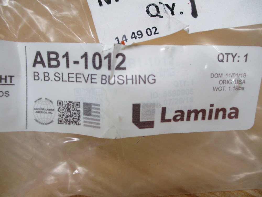 Lamina AB1-1012 B.B. Sleeve Bushing AB11012