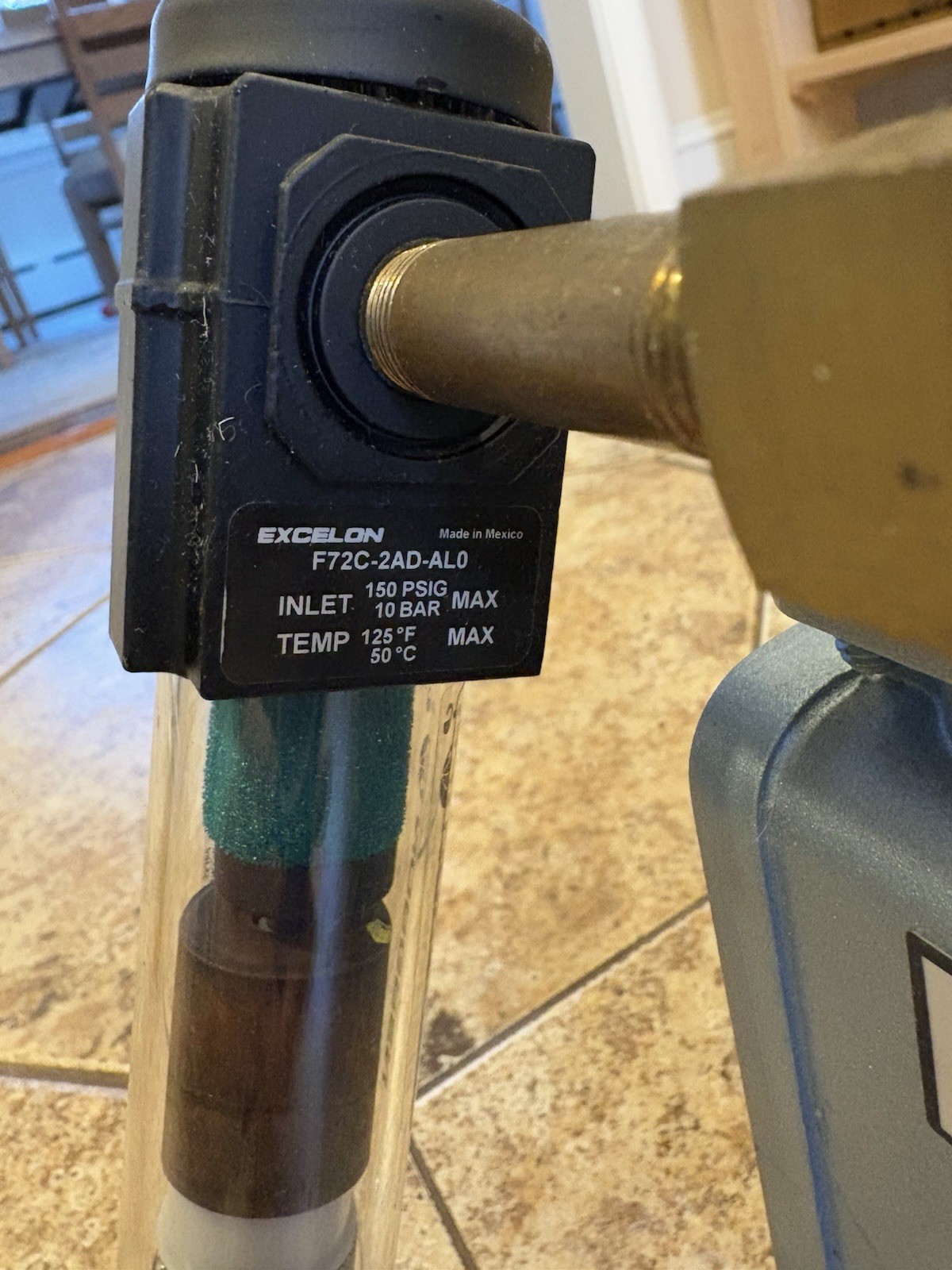 Set of Two-Air Compressor: Gast Model Number : BFB-DAA-P716A-EB